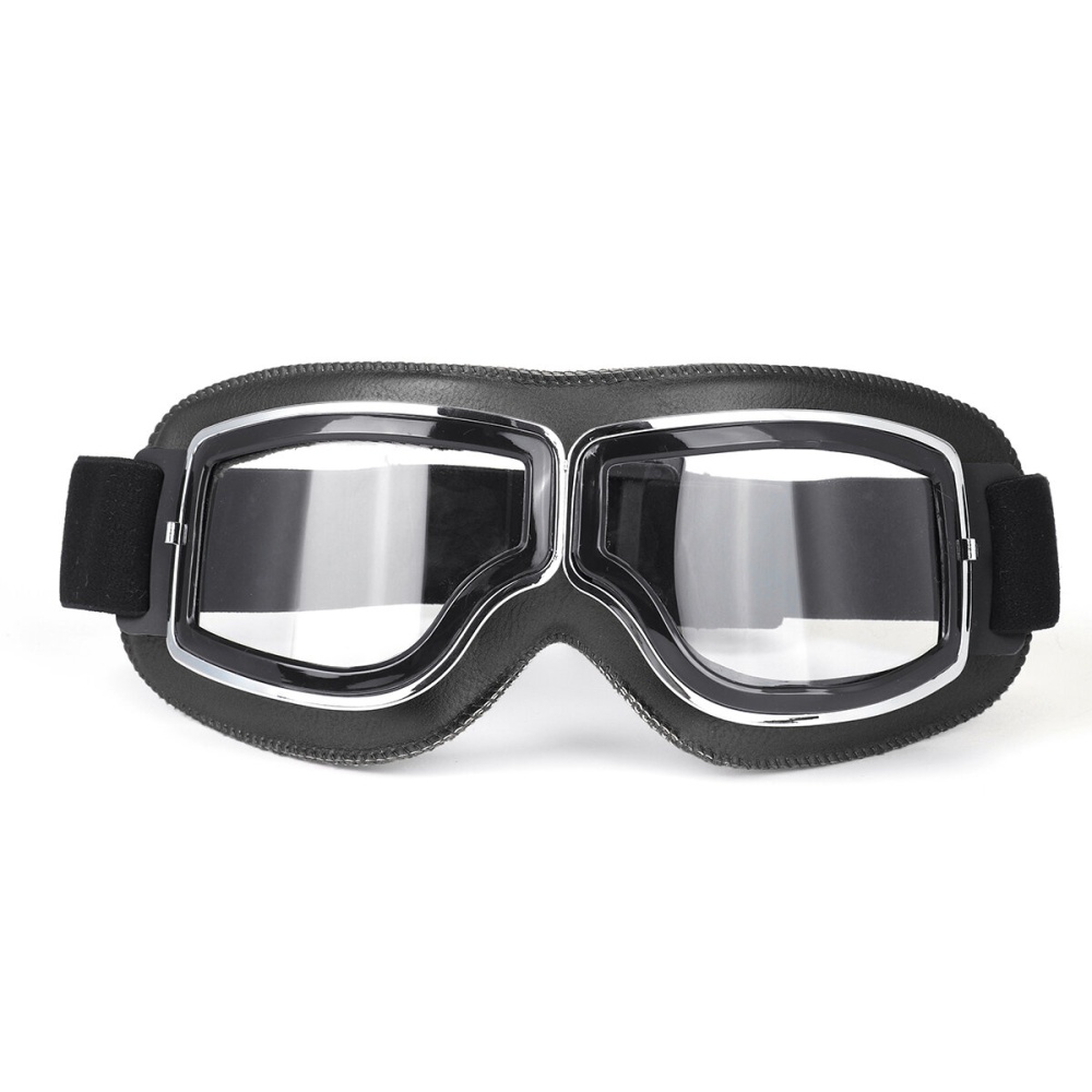 Motocross Goggles Helmet Pilot Scooter Retro Motorcycle Outdoor Dirt Bike Riding Vintage Sunglasses Glasses - #3 - Image 2