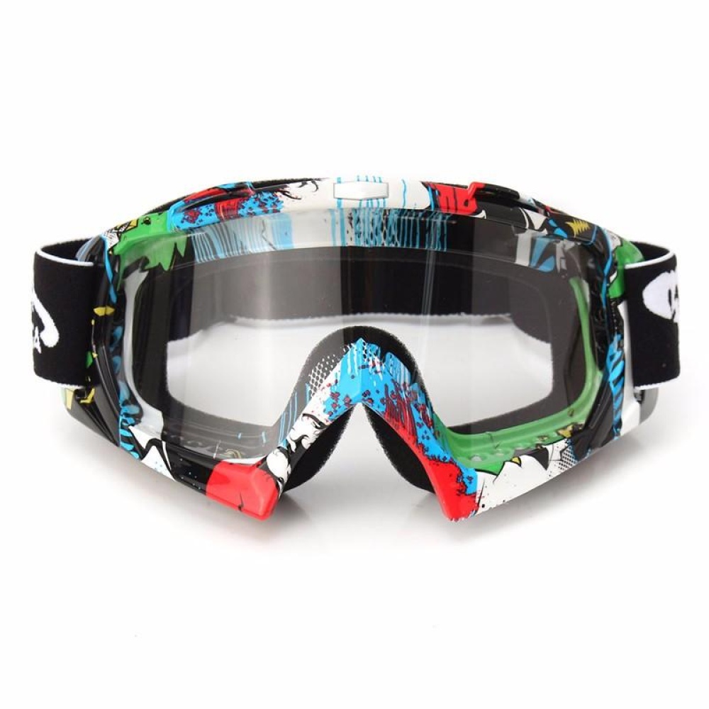 Motorcycle Motocross Off Road Riding Sports Snowboard Goggles Transparent/Coloful Len - 011 - Image 2