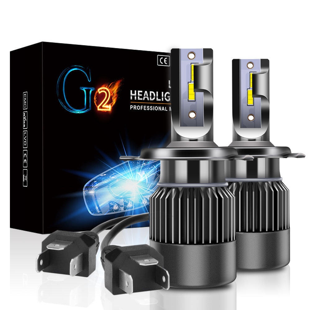 G2 Car LED Headlights Bulb 60W 7000LM Fog Lamp H1 H4 H7 H8/H9/H11 9005 9006 9012 9-32V 6000K White - 9012 - Image 2