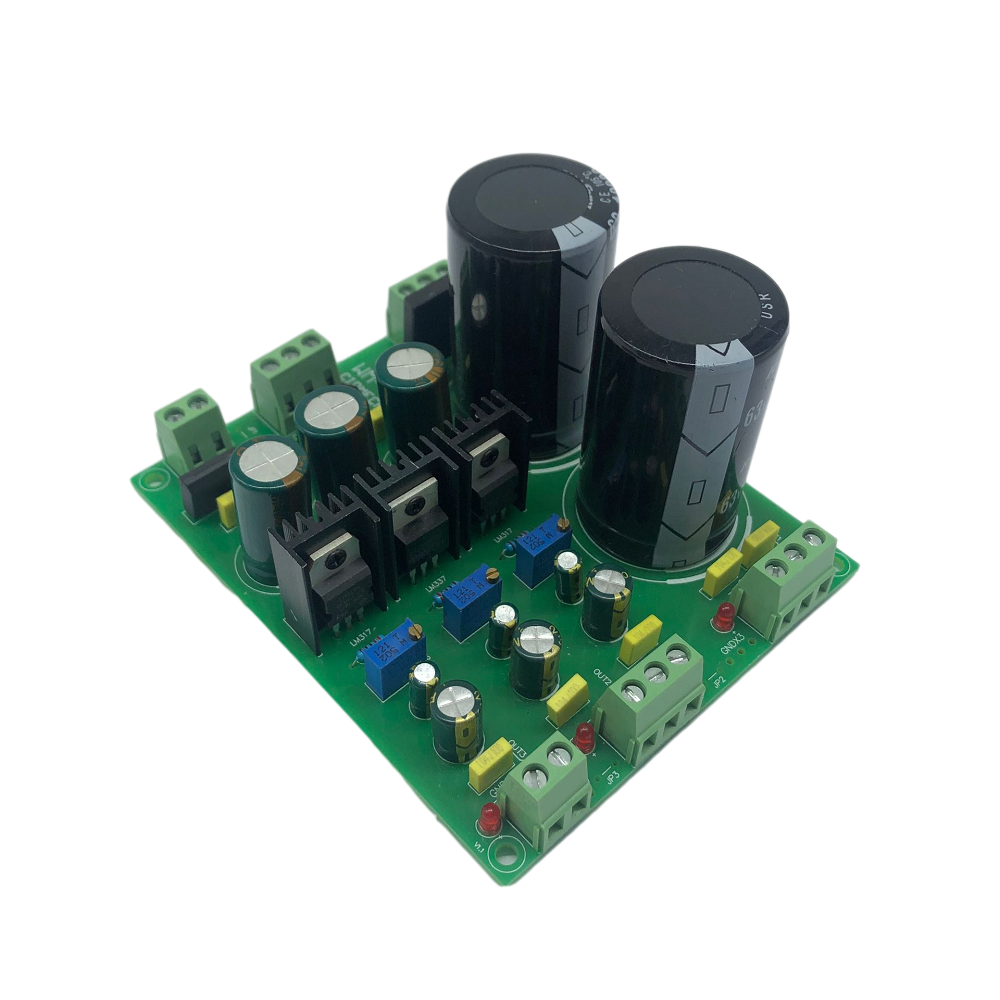 Rectifier Filter Power Supply Board LM317 LM337 Multi-Channel Precision Adjustable Rectification - Image 2