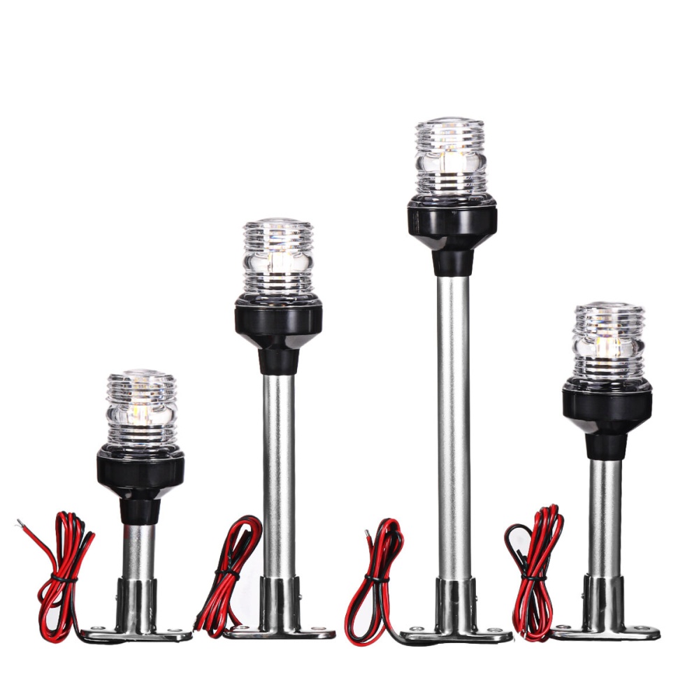 6/8/10/12" 12V-24V LED Navigation Anchor Light Marine Boat Pontoon 360 All Around - 6 Inch - Image 2