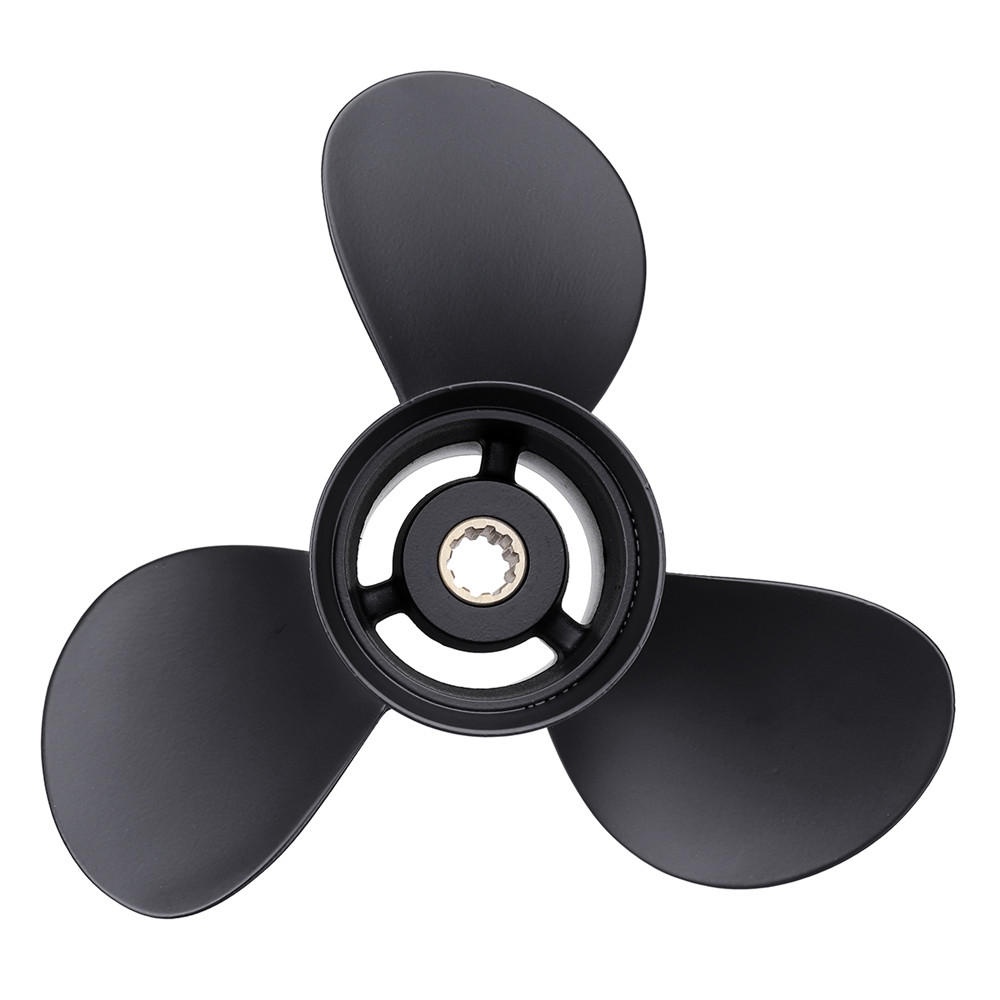 9.9 x 11 Marine Aluminum Outboard Propeller For Mercury Tohatsu Nissan 25-30HP - Image 2