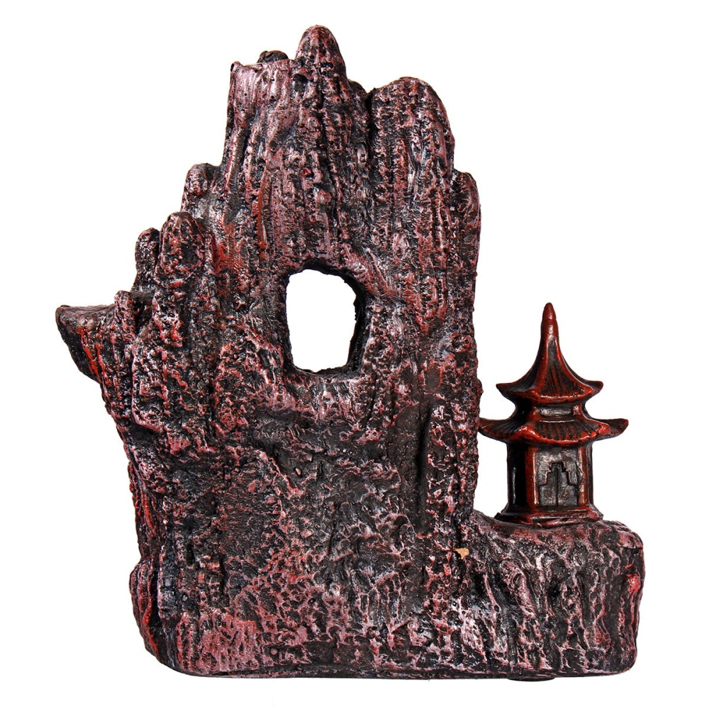 Mountain Waterfall Pavilion Backflow Incense Cone Burner Holder Fragrant Home Censer Decor - Image 2