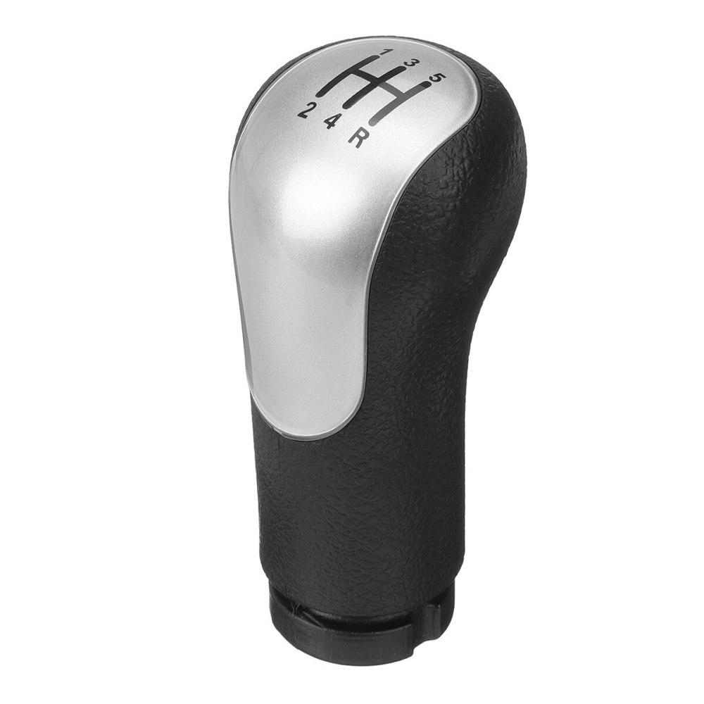 5 Speed MT Gear Shift Knob Stick For Ford Fiesta/Fusion/Transit Connect 2002-Up - Silver - Image 2