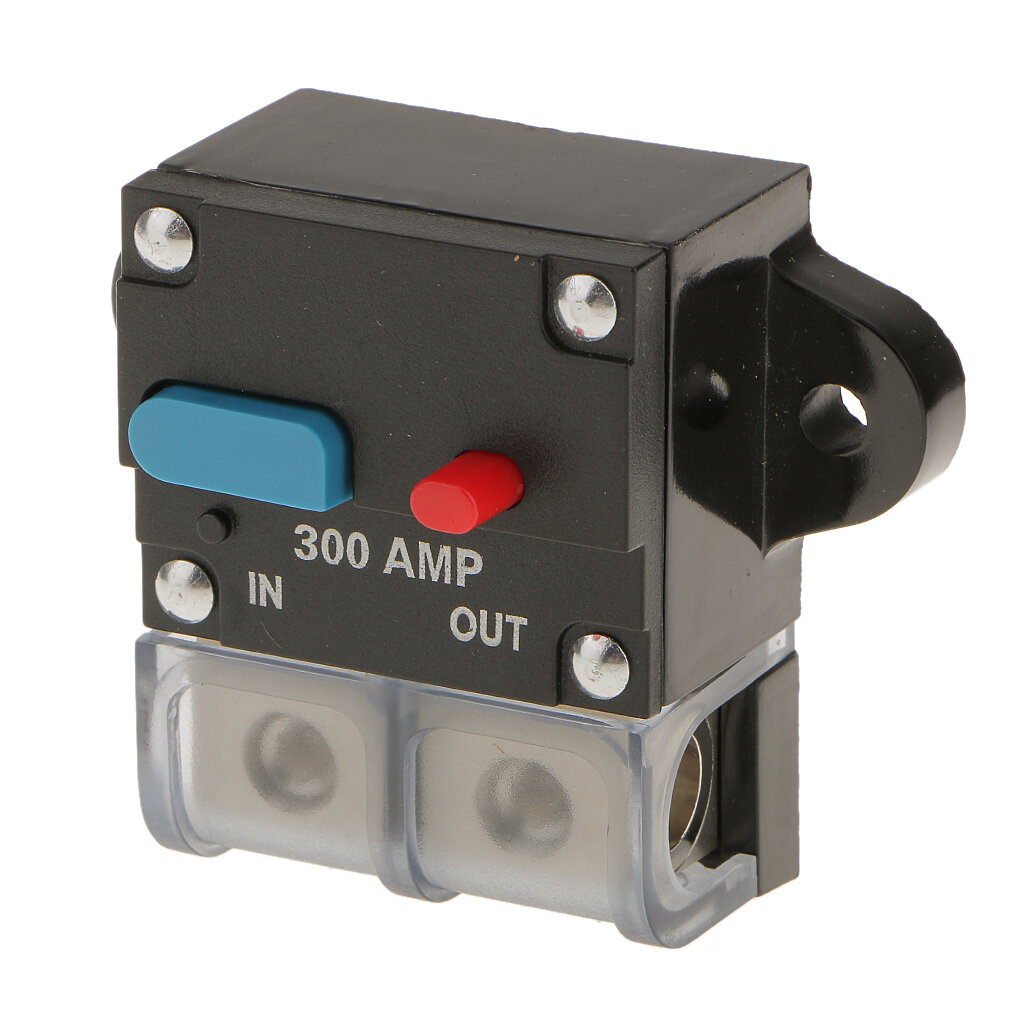 Self-recovery Circuit Breaker 80A 100A 150A 200A 250A 300A Car Audio Fuse Holder Switching Power Supply Manual Power-Off - 300A - Image 2