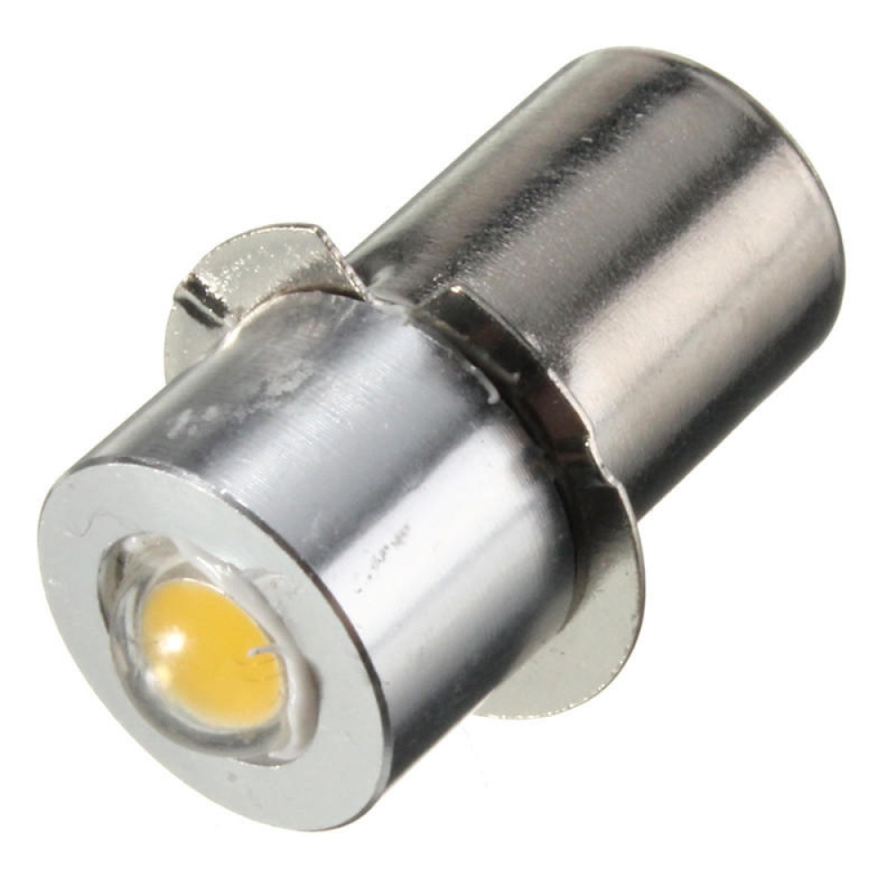 P13.5S PR2 LED Flashlight Bulb 1W Interior Bike Torch Spot Replacement Lamp Bulb DC3-18V - Warm White 18V - Image 2