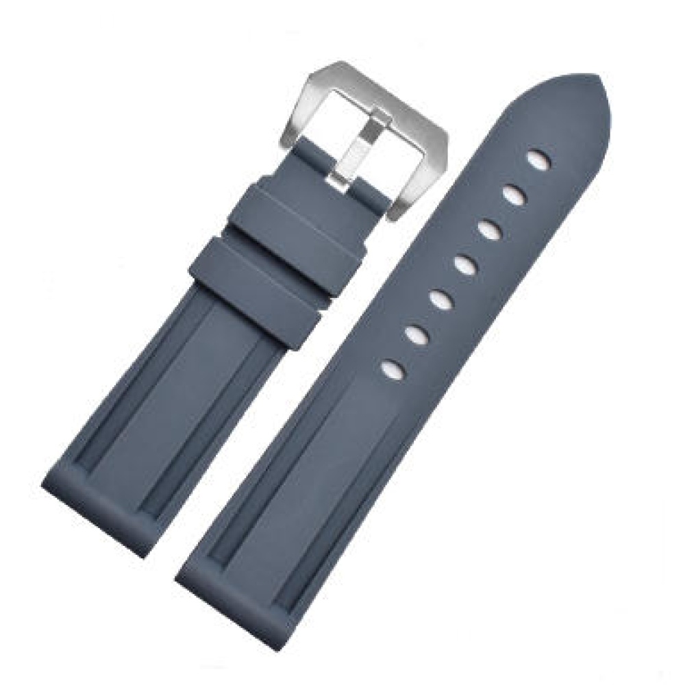 Bakeey 22mm Replacement Durable Silicone Metal Buckle Watch Band Strap for Huawei Watch GT Magic Smart Watch - Blue - Image 2