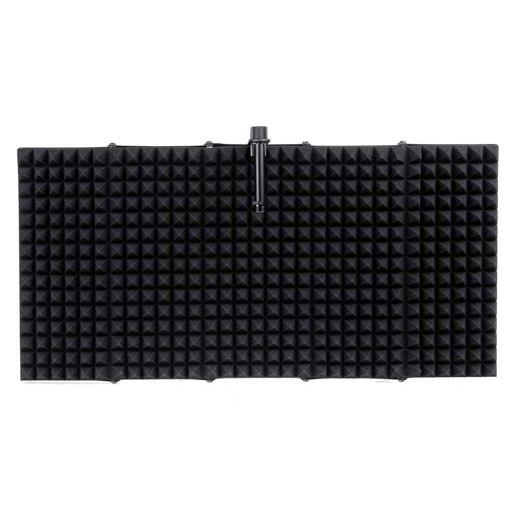 5 Panel Foldable Studio Microphone Isolation Shield Recording Sound Absorber Foam Panel Support Bracket - 4 gaten - Image 2