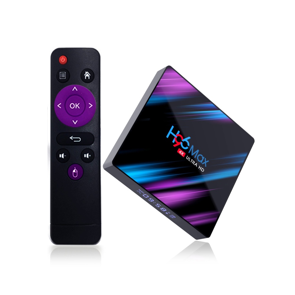 H96 MAX RK3318 4GB RAM 64GB ROM 5G WIFI bluetooth 4.0 Android 10.0 4K VP9 H.265 TV Box Support Youtube 4K - EU Plug - Image 2