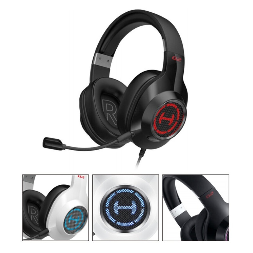 Edifier G2II Gaming Headphone Game Headset 50mm Driver Unit 7.1 Surround Sound RGB Light Stereo Headphones with Noise Reduction Mic for PS4 Xbox PC L - Image 2