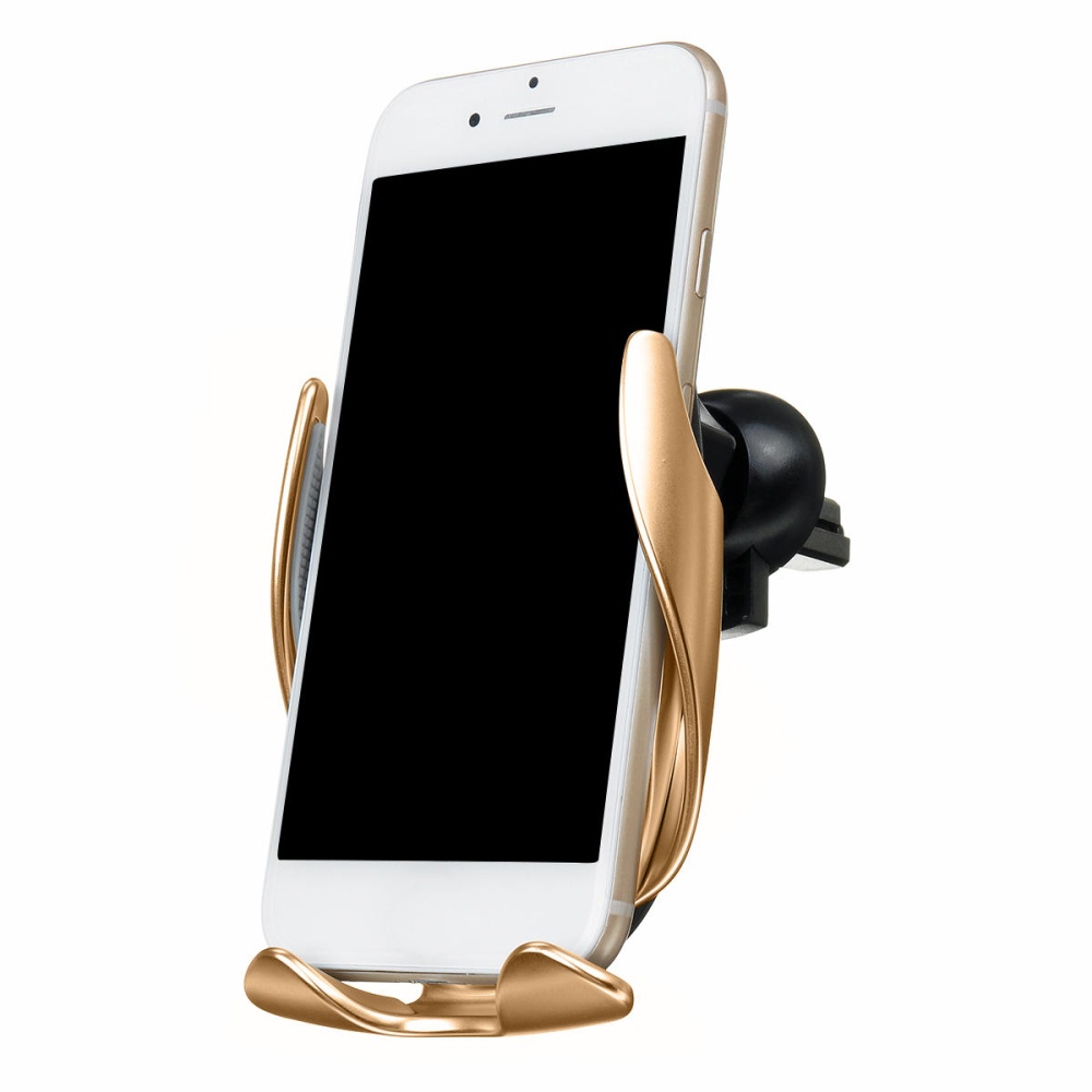 15/10W Qi Wireless Charger Car Fast Charging Pad Mat Dock Holder For iphone Samsung - 10W Gold - Image 2