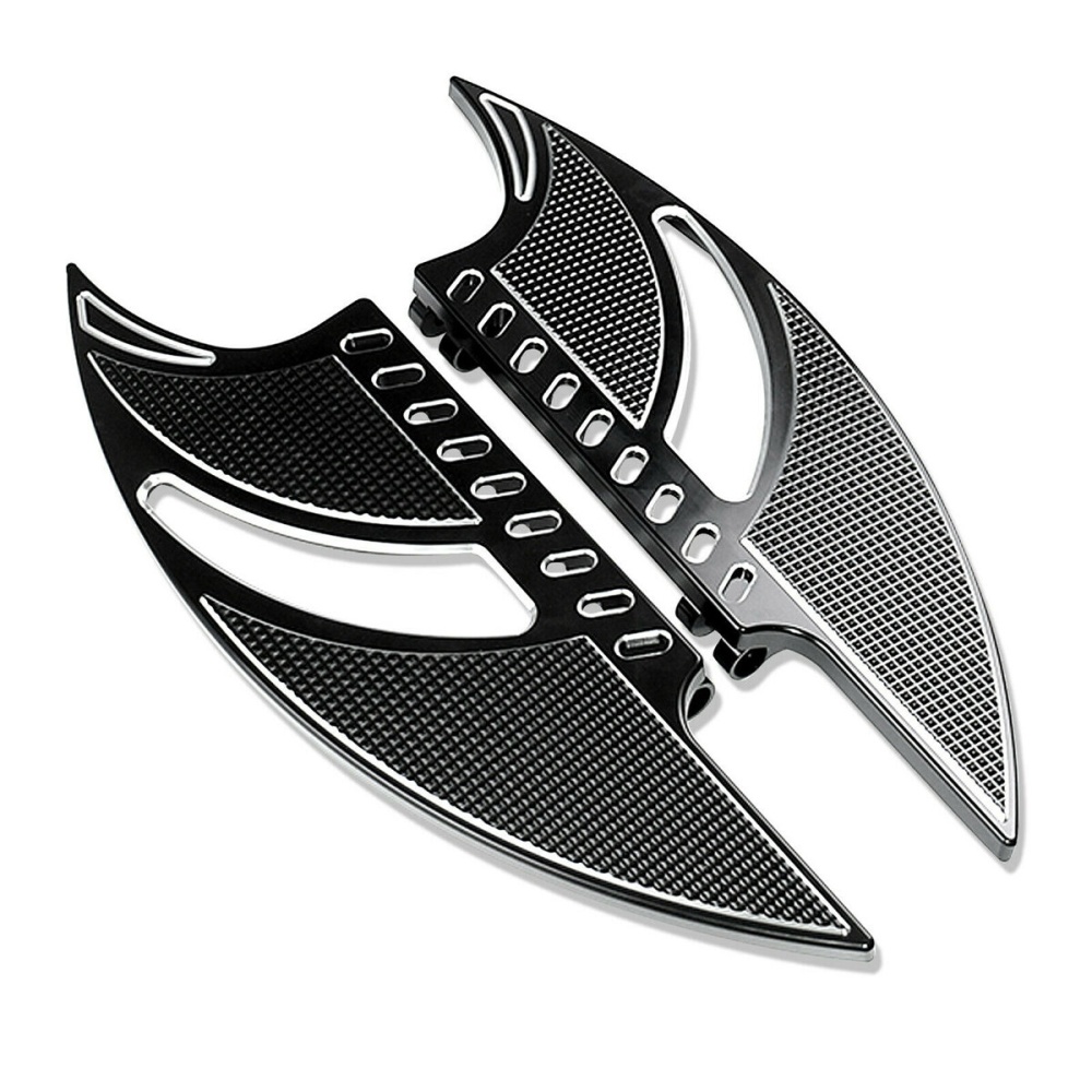 Front Rear Floorboards Foot Peg Fit For Harley 883 XL1200 Touring Glide Softail Dyna CVO - S