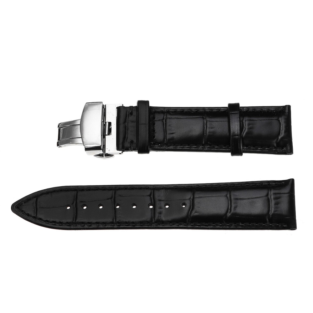 Bakeey Genuine Leather 22MM 24MM Watch Band Kit Butterfly Buckle Deployment Clasp Strap - 2 - Image 2