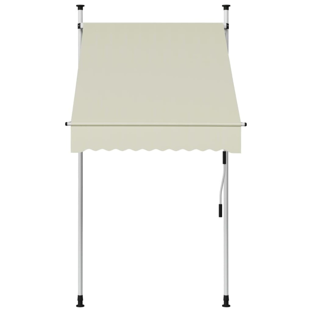 Awning manually extendable 100 cm cream - Image 2