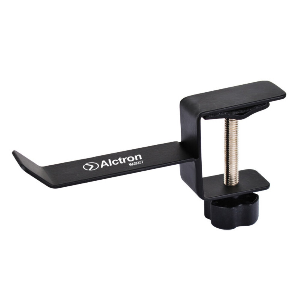 Alctron MAS007 Headset Headphone Holder Hook Hanger Metal Headset Holder Desk Mount Stand for Earphone - Black - Image 2