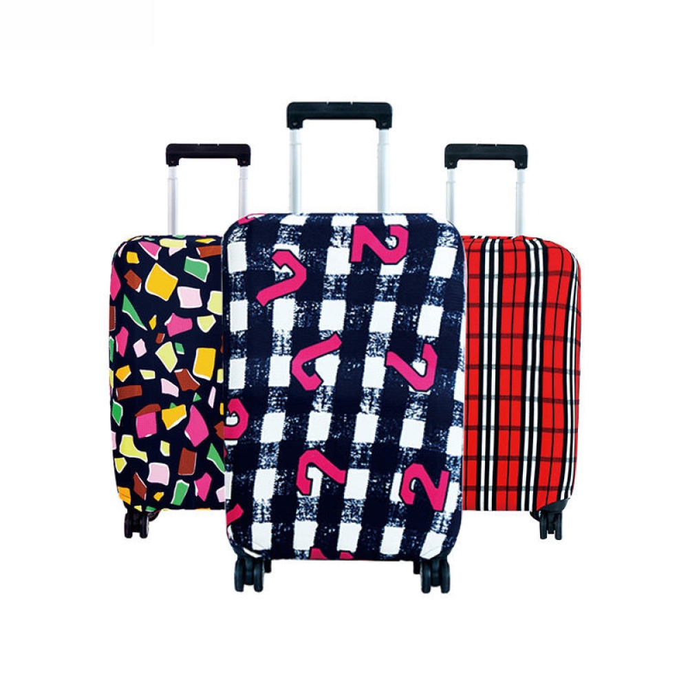 Honana HN-0802 Washable Luggage Cover Colorful Elastic Suitcase Cover Durable Suitcase Protector - S #3 - Image 2