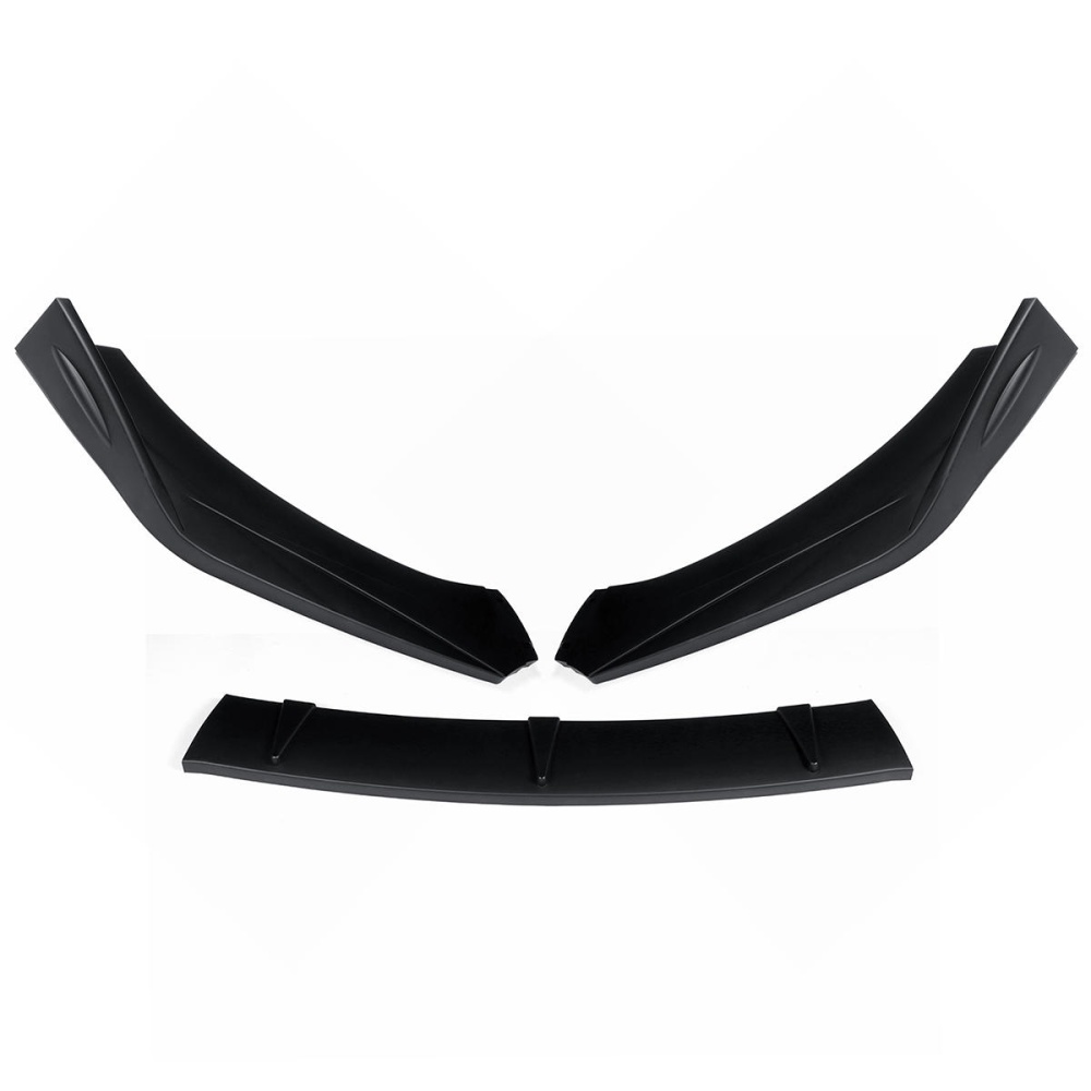 Matte Black Front Bumper Lip Protector Body Kit Spoiler For Hyundai Veloster 2013-2017 - Image 2