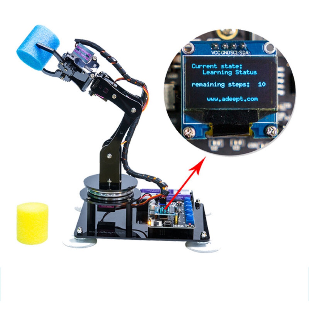 Adeept 5-DOF STEAM DIY Robot Arm Robotic Arm Kit for UNO R3 with Arduinoo Processing Code - Image 2