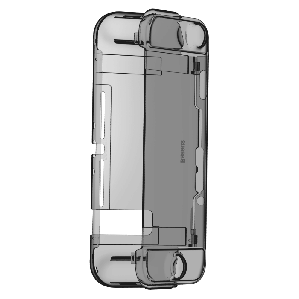 Baseus SW GS06 360° Filp Cover Case Silicone Transparent Protective Case For Switch - Transparent