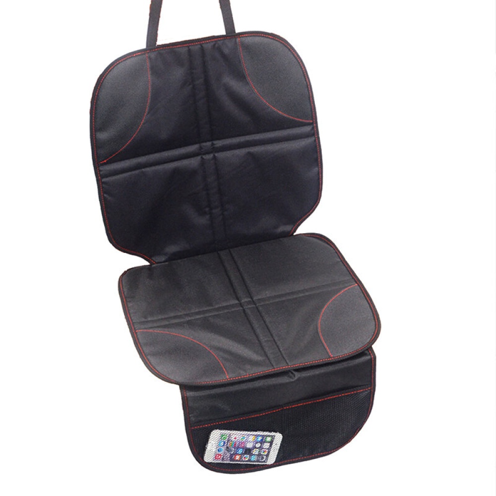 Car Seat Back Protector Cover For Children Baby Kick Mat Protector Storage Bag - 1 - Image 2