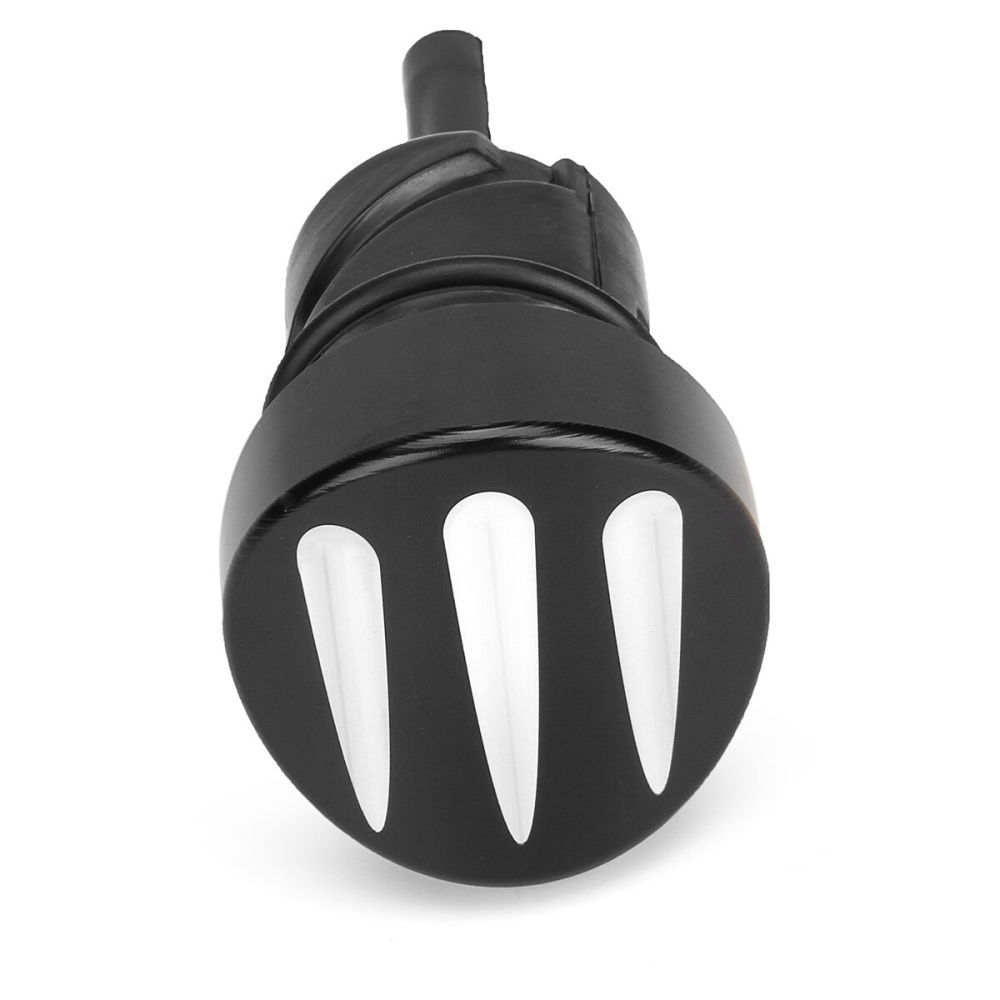 Motorcycle Billet Oil Dipstick Tank Plug Cap For Sportster XL 883 04-17 - Silver