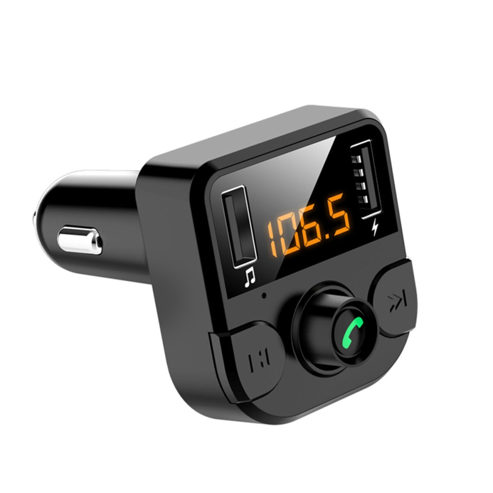 BT36B bluetooth 5.0 Car FM Transmitter Wireless MP3 Player Handsfree Dual USB Charger - Image 2