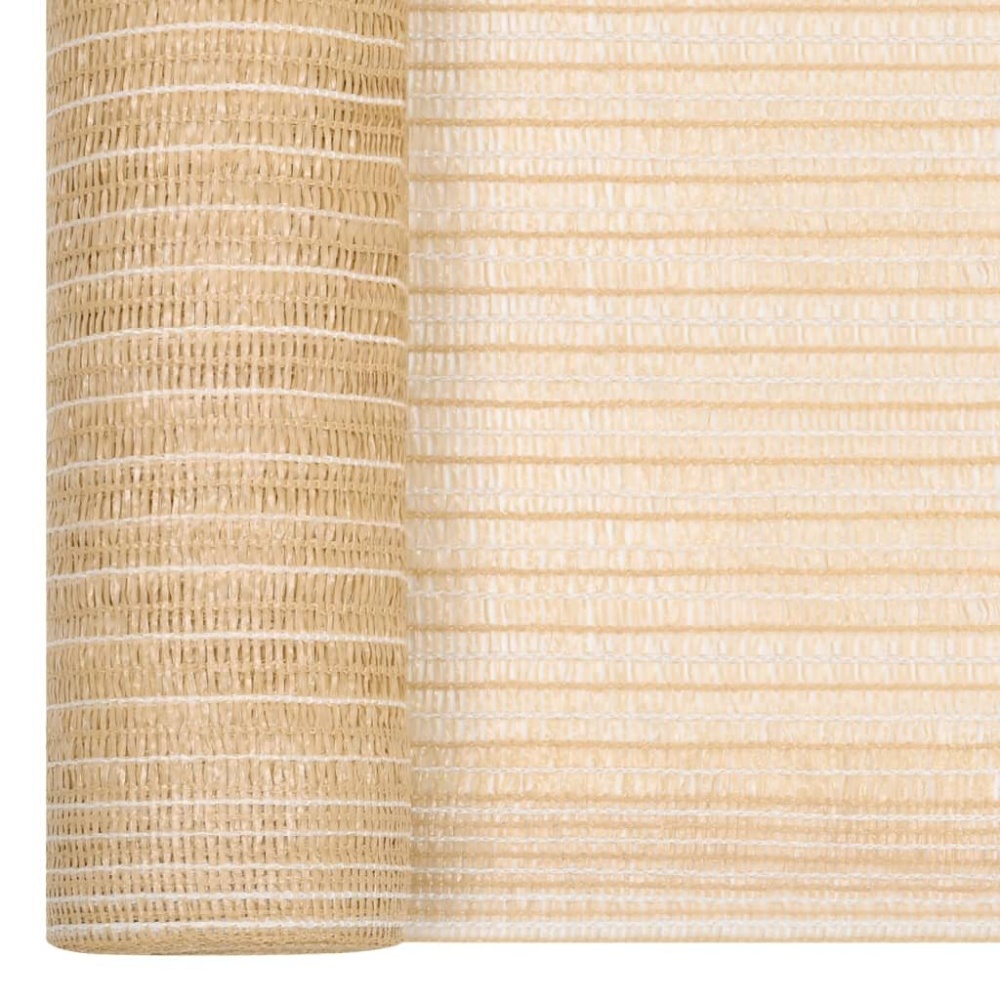 Privacy net 150 g/m² 1.2x50 m HDPE beige - Image 2