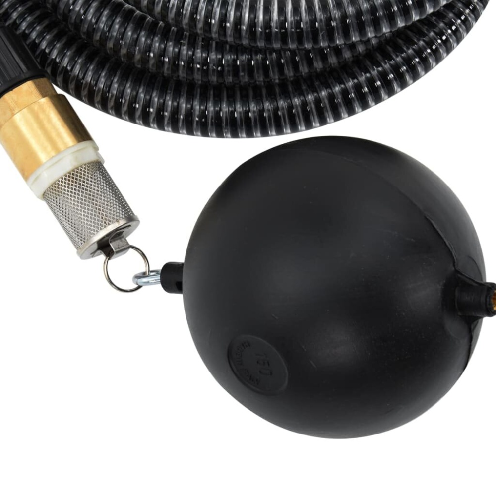 Suction hose with brass couplings 7 m 25 mm black - Image 2