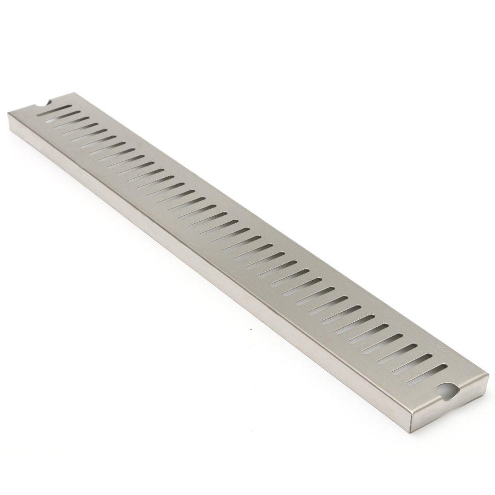 600mm Stainless Steel Drain Grate Brushed Insert Linear Bathroom Shower Floor Drain - Image 2