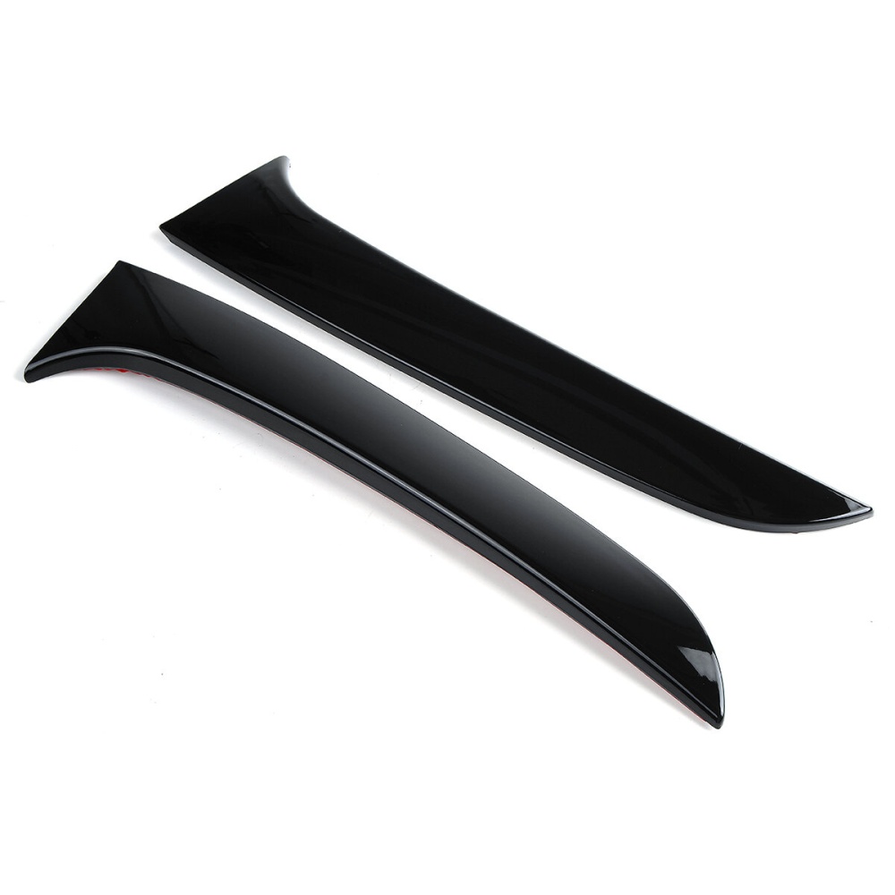 2Pcs Car Rear Side Window Canard Spoiler Air Splitter For BMW 1 Series F20 F21 2012-2019 - Image 2