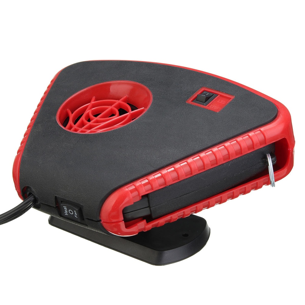 200W DC 12V Car Automatic Instant Heater Defroster Cooling Fan with 2LED Light - Image 2