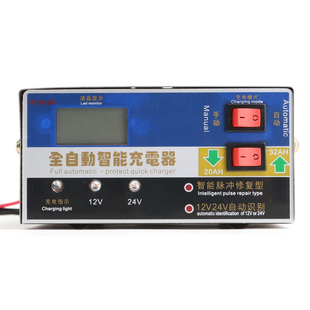 12V/24V 100AH Car Motorcycle Battery Charger Intelligent Pulse Repair Smart - Image 2