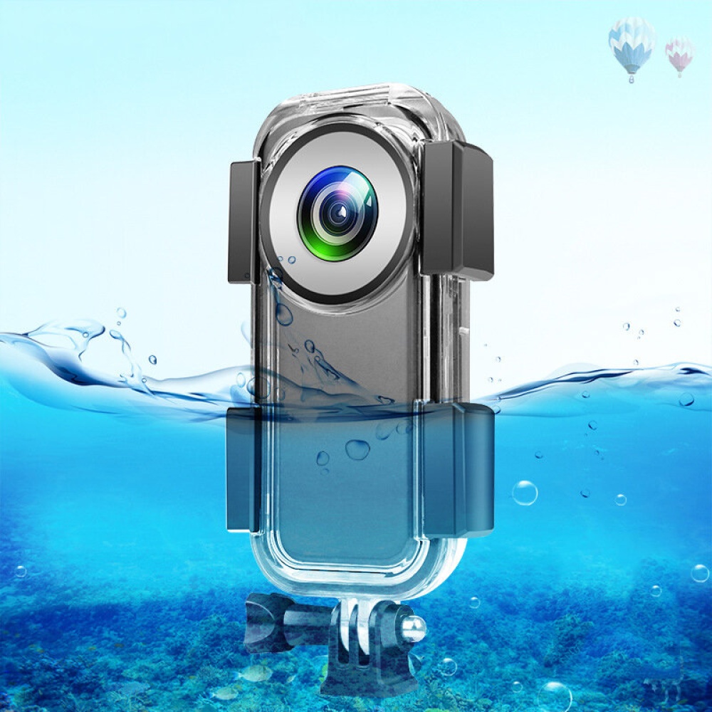 PULUZ 30m Underwater Waterproof Housing Case Cover Protective Shell for Insta360 ONE X2 Action Camera Sport Cameras