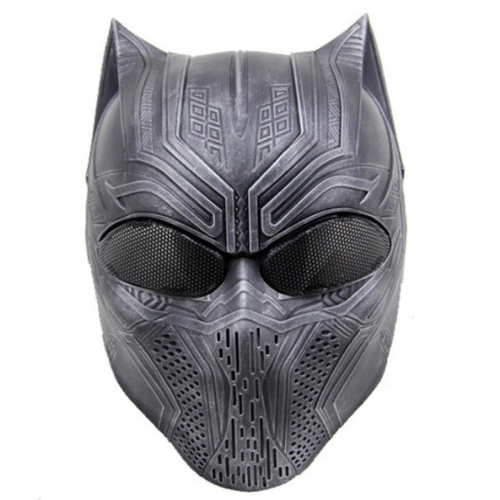 Panther Skull Mask Halloween For Cosplay Military CS Airsoft Skull Paintball War Game - Yellow