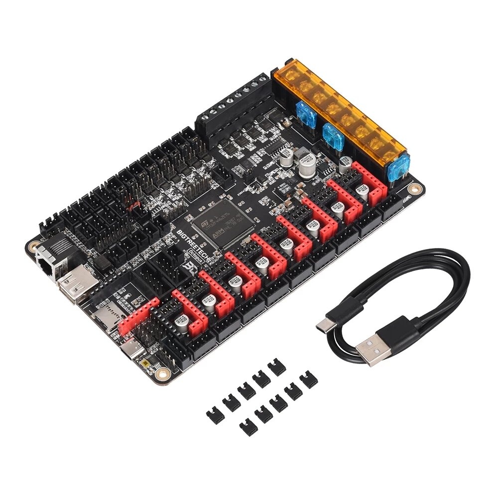 BIGTREETECH® BTT Octopus V1.1 Control Board + 8PCS*TMC2208UART/TMC2209/TMC5160 Drivers for 3D Printer Part - #A - Image 2