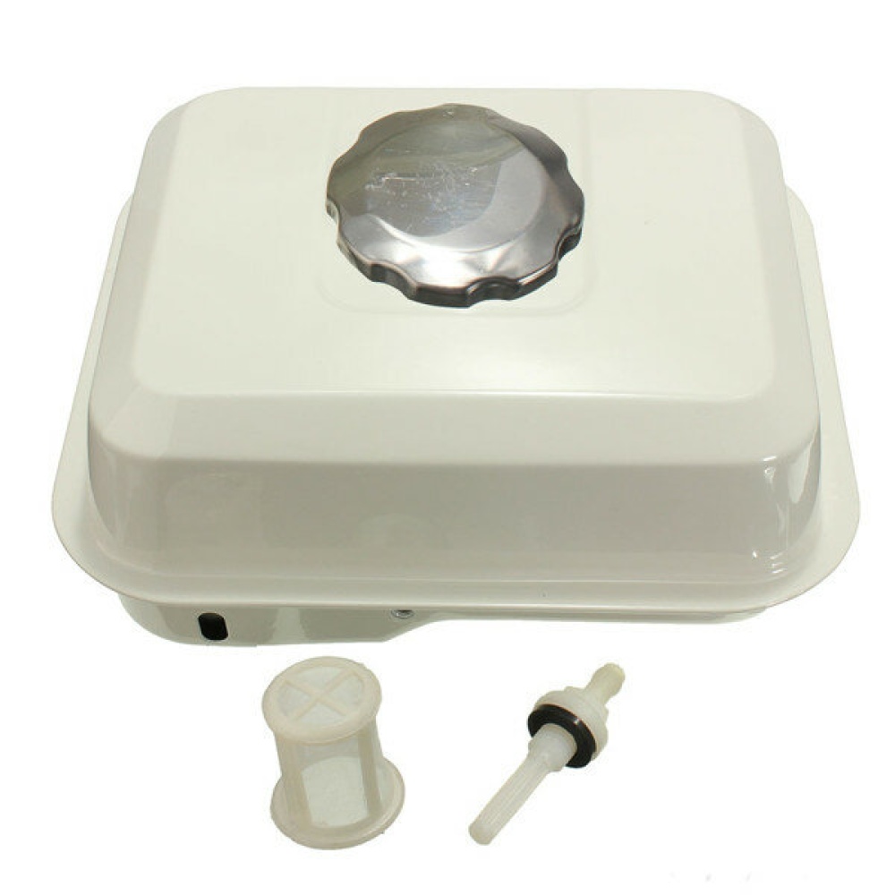 Fuel Gas Tank with Petcock Gas Cap Filter White For Honda GX160 5.5HP - Image 2