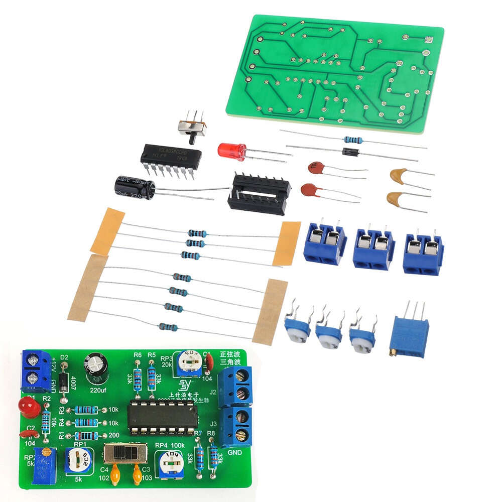 3Pcs 8038 Function Signal Generator DIY Waveform Generator Kit Electronic DIY Production Parts - Image 2