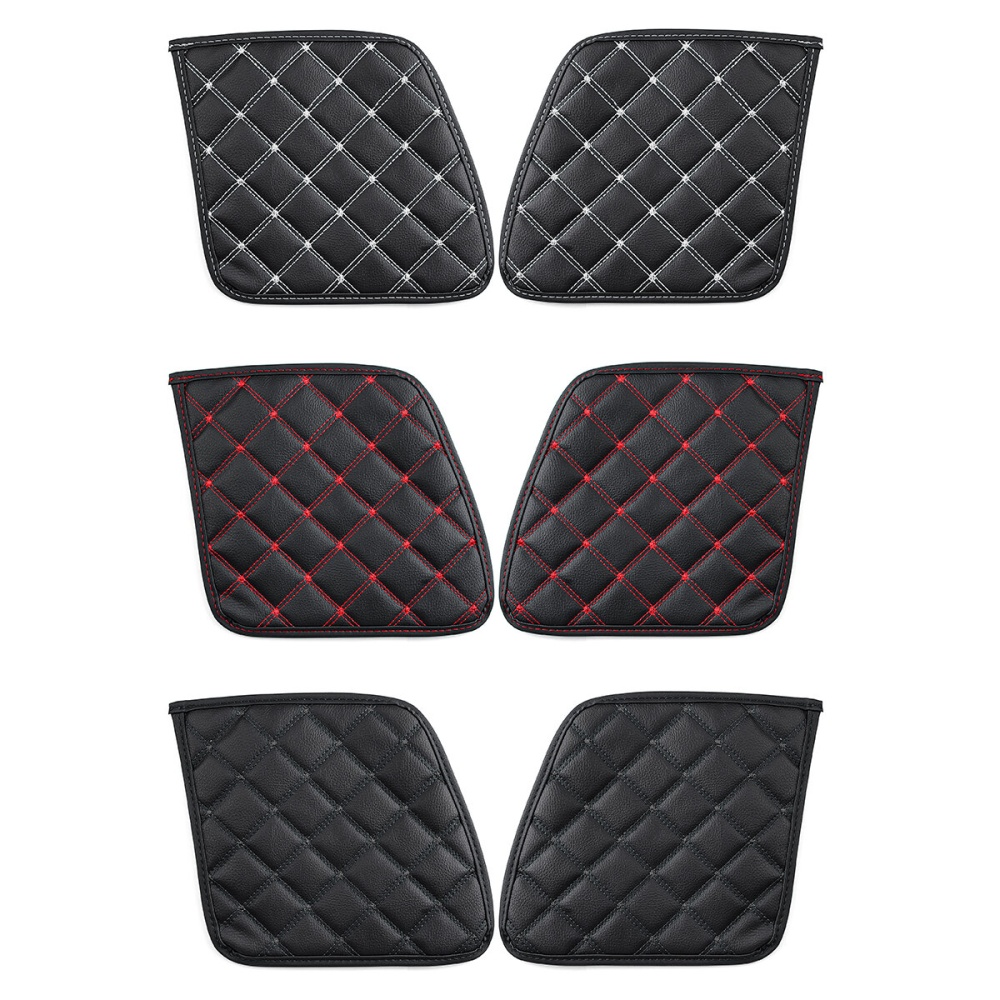 Car Seat Belt Protective Pad Crash Mat For Skoda Kodiaq 2017 2018 Auto Styling - Red - Image 2