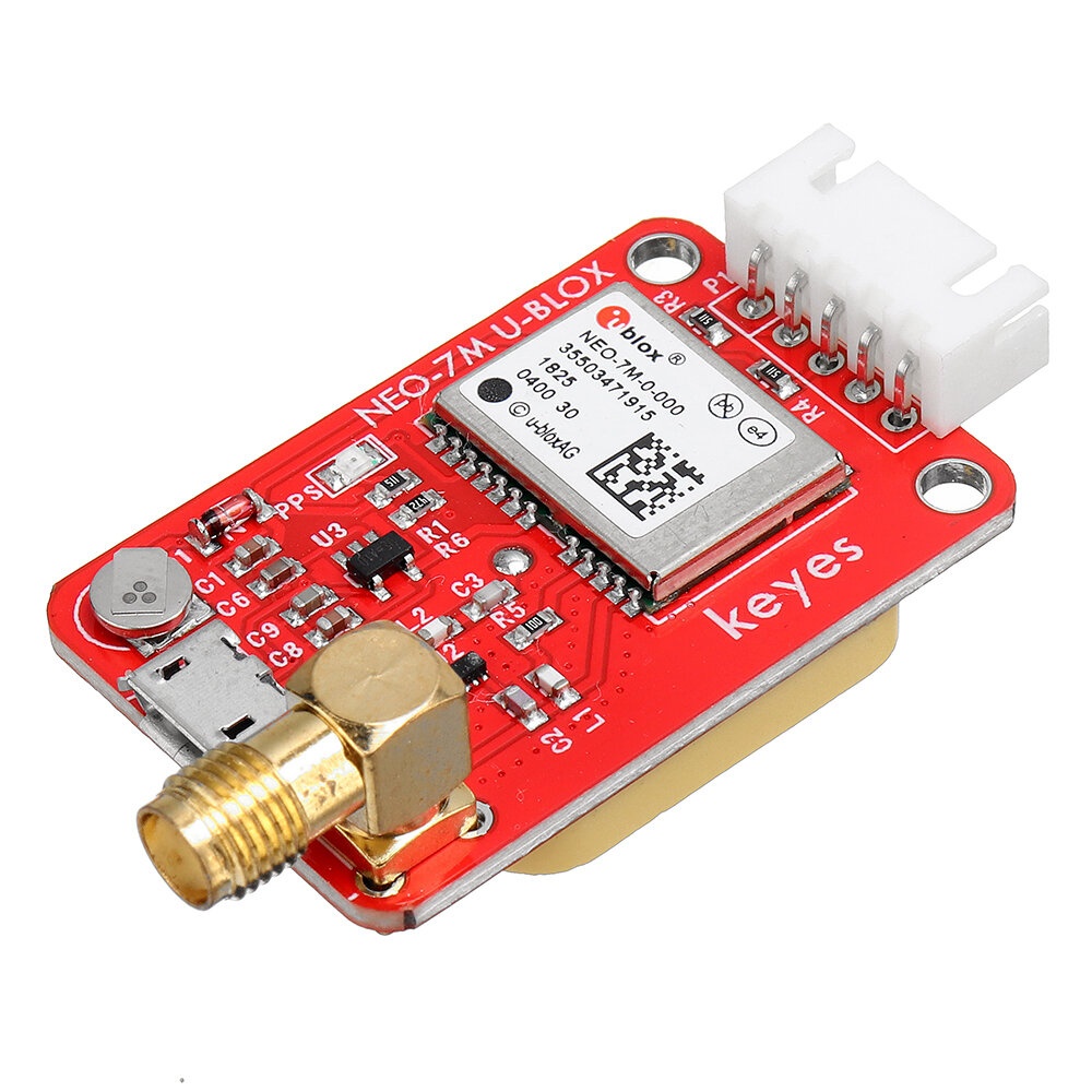 Keyes NEO-7M GPS Module Satellite Positioning Onboard Ceramic Antenna Serial Port Driver - Image 2