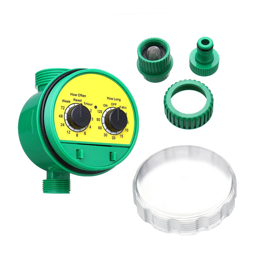 Garden Irrigation Timer Two Dial Electronic Water Controller Home Plant Flower Automatic Timing Tool Waterproof - Image 2