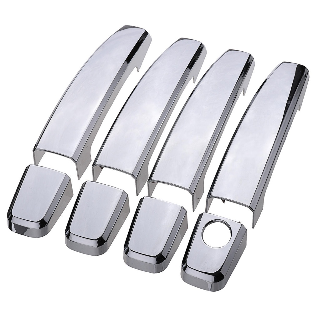 8pcs Set ABS Chrome Door Handle Cover For Vauxhall Antara Insignia Meriva Zafira - Image 2