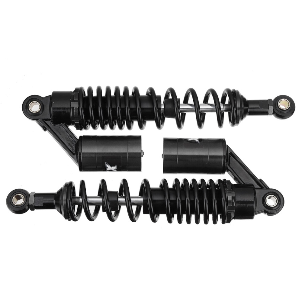 13.5" 340mm Motorcycle Air Shock Absorber Suspension Damper For Honda For Yamaha - Black - Image 2