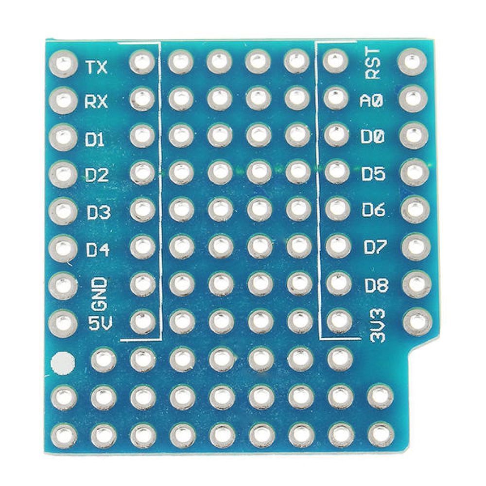 Geekcreit® ProtoBoard Shield Expansion Board For D1 Mini Double Sided Perf Board Compatible - 20pcs - Image 2