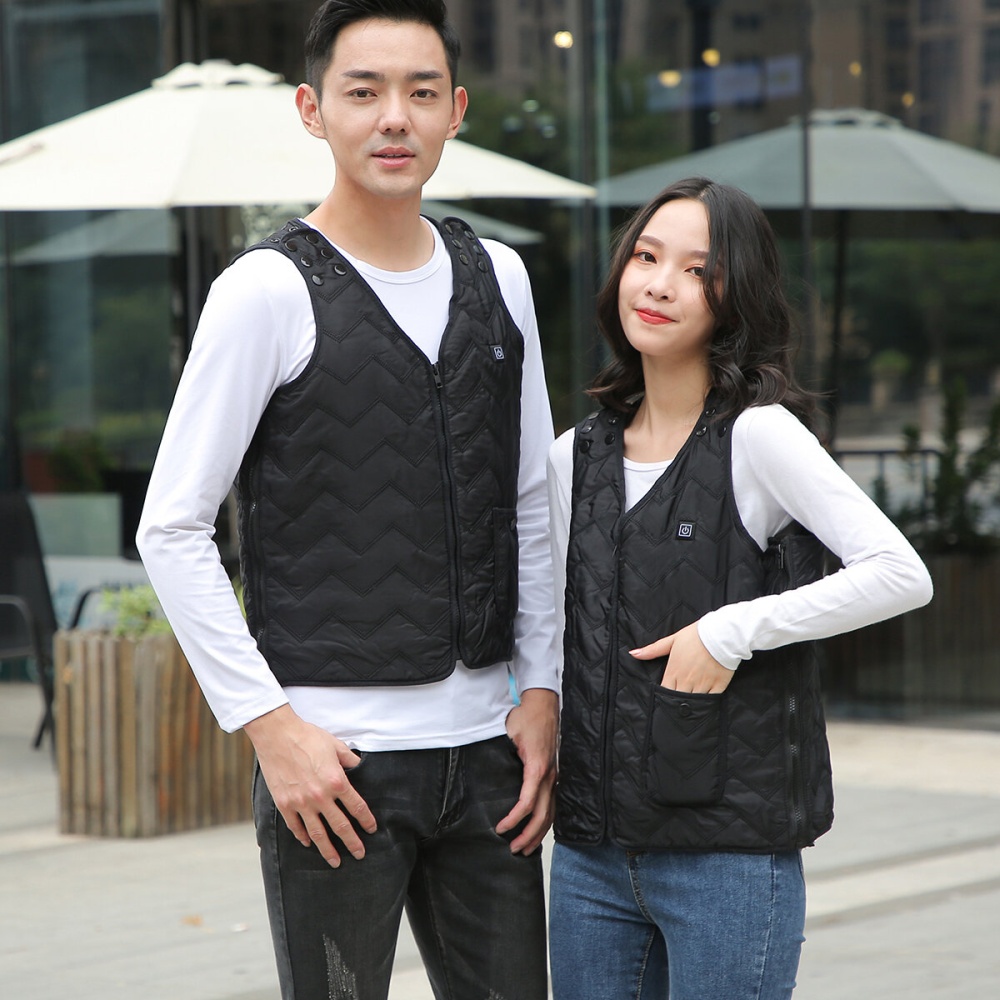 5-Heating Intelligent Smart Electric Heated Vest Winter For Men And Women - S - Image 2