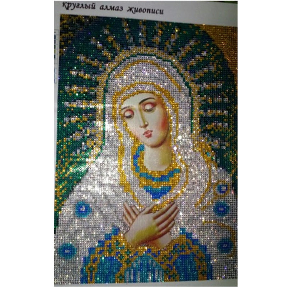 Honana WX-677 5D Round Diamond Painting DIY Cross Stitch Home Decor Diamond Embroidery Religious Gift - 01 - Image 2