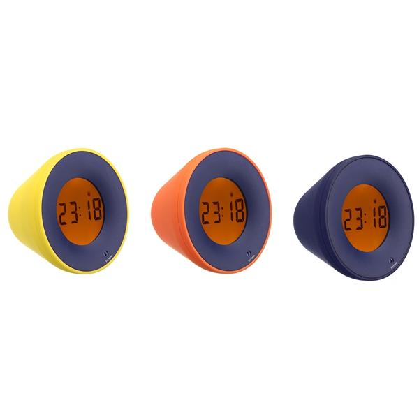 Multifuntional Digital Magic Sway Snooze Alarm Clock Thermometer ?/? Hygrometer Date Two Backlight Colors Display Decor Gift - Yellow