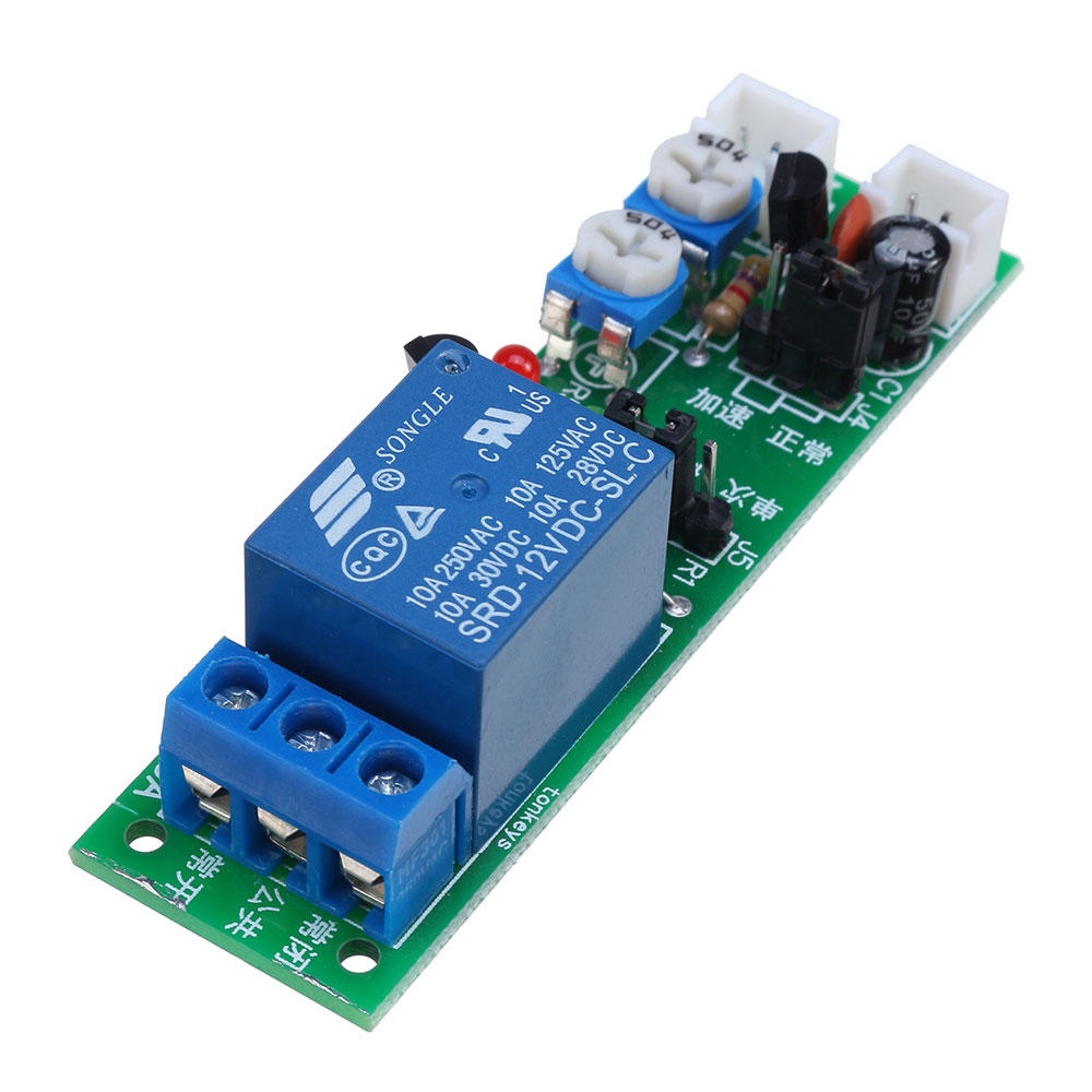 5pcs JK11-PB Time Delay Relay Module 0-100S Adjustable Delay 0.5S Open for Computer Automatic Start - Image 2