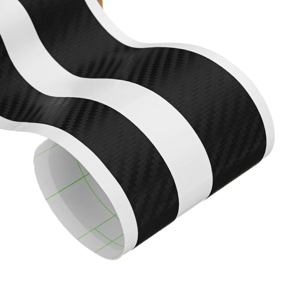 3D Carbon Fiber Color Side Skirt Overlays Car Decals Fit For Subaru WRX/ STI 2015-18 - Image 2