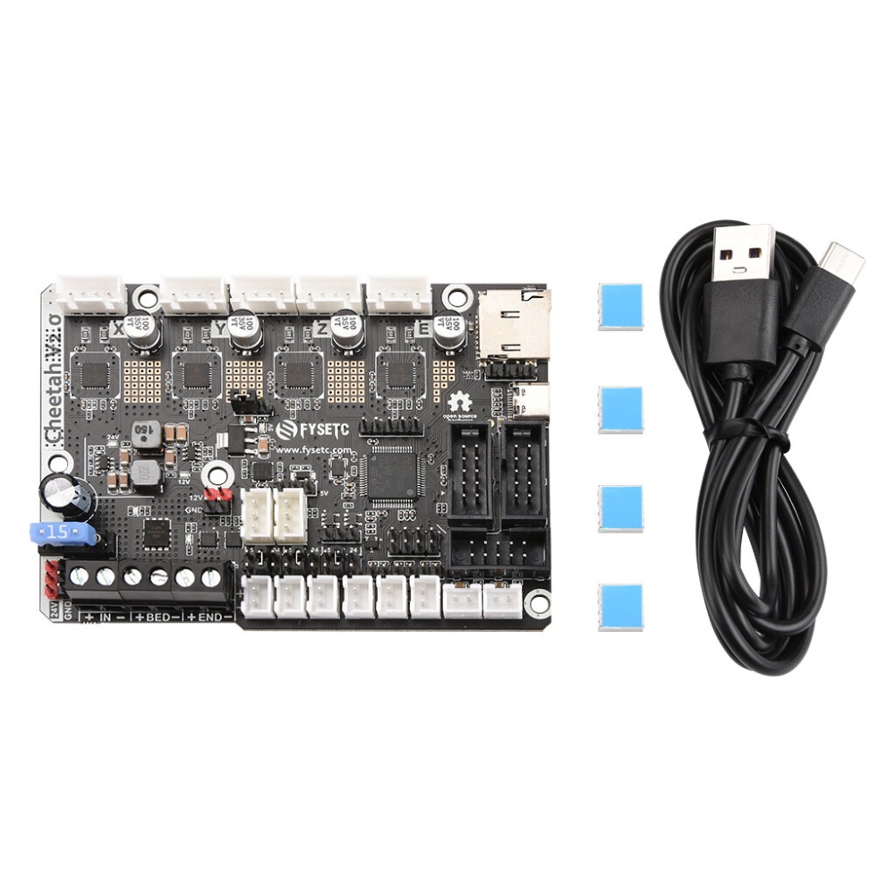 Cheetah v2.0 Motherboard 2.0 Upgrade Board Integrated TMC2209 for Ender-3/5 3D Printer Accessories