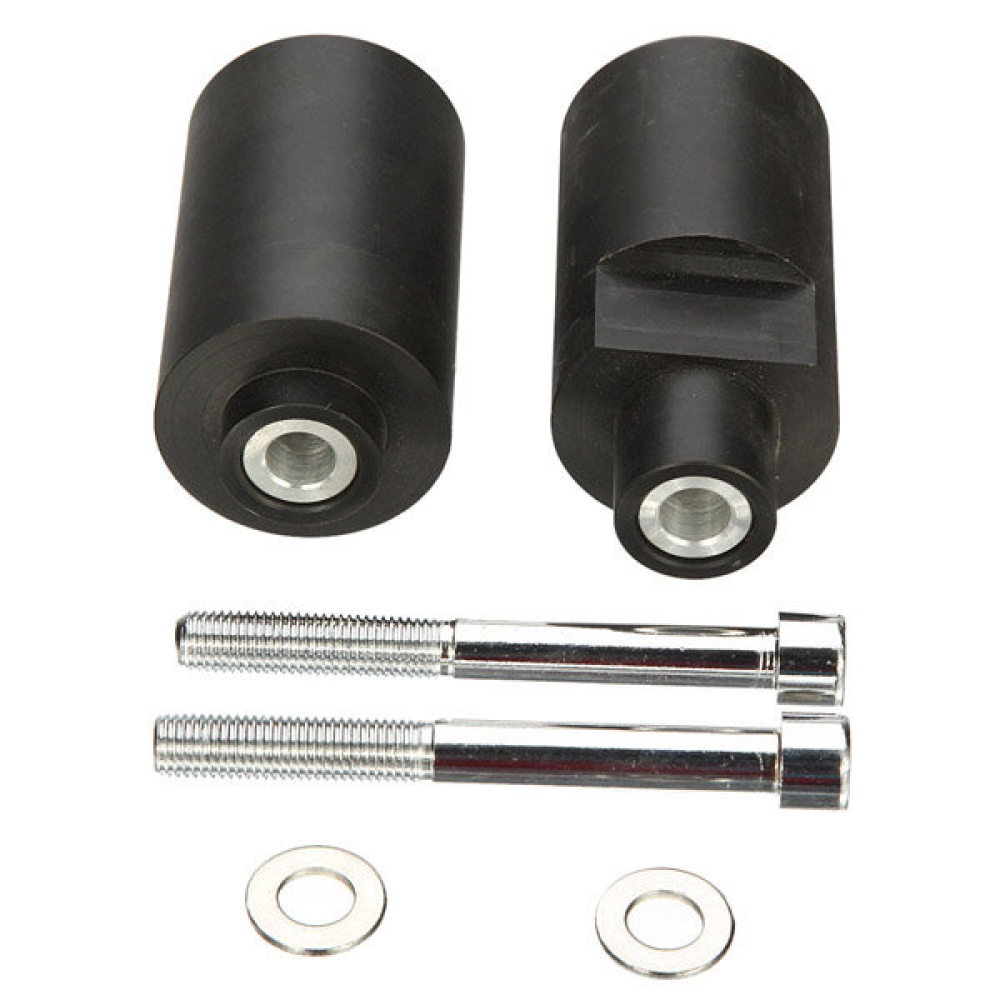 Carbon Fiber Style No Cut Frame Sliders Crash Protector for SUZUKI - Black